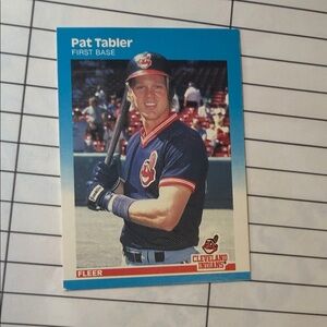 Cleveland Indians Pat Tabler Baseball Card